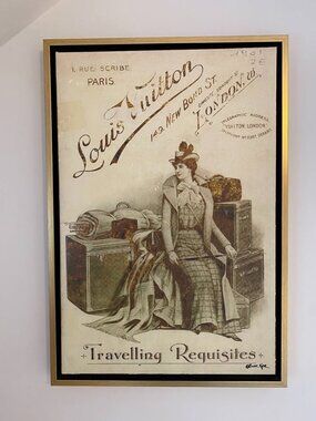 Oliver Gal "Travelling Requisites" Framed Artwork